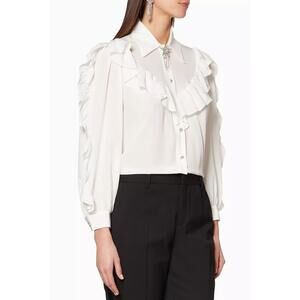 ❤️Miu Miu 2018 Silk Button-Up Top❤️